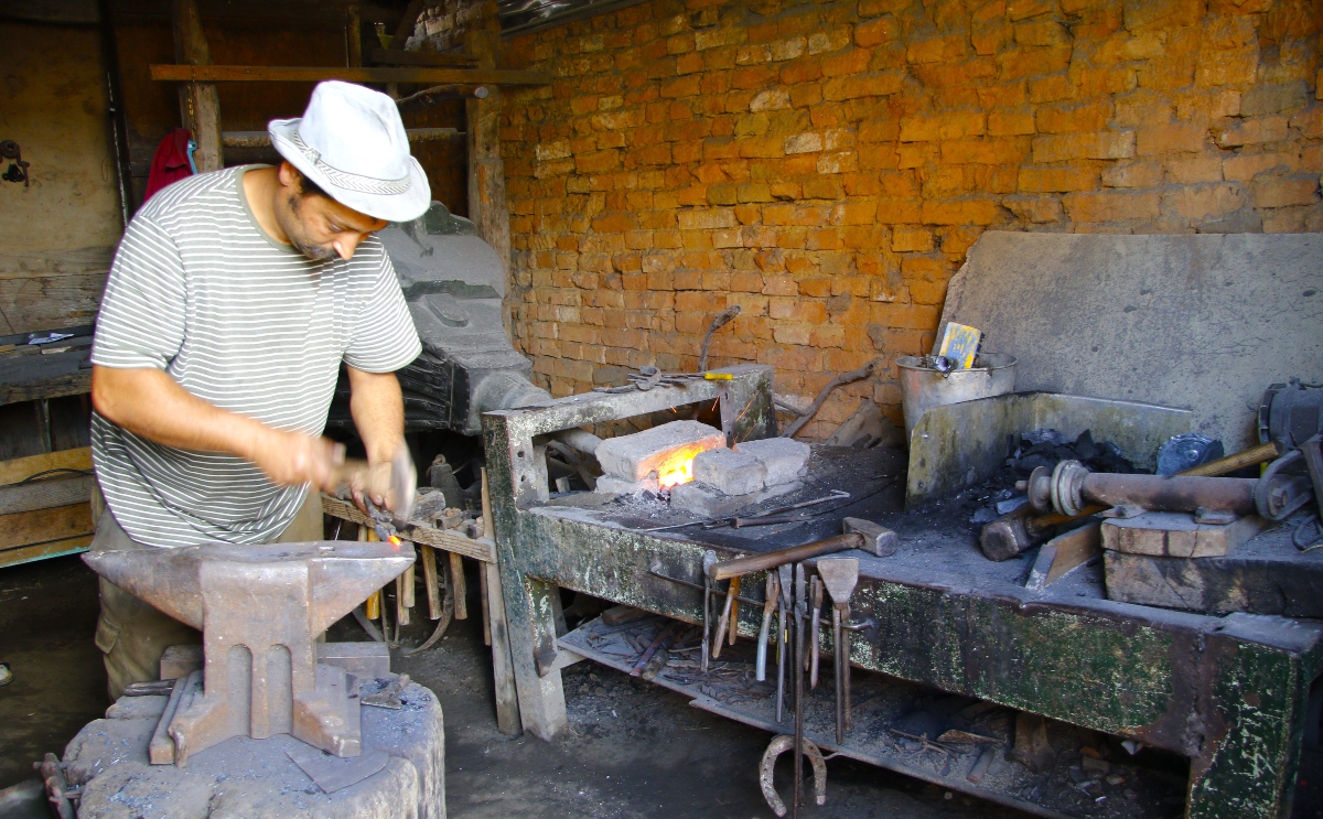 Blacksmith Viscri village