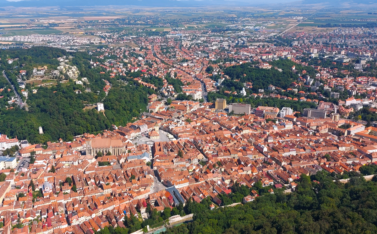 Brasov from Mt Tampa
