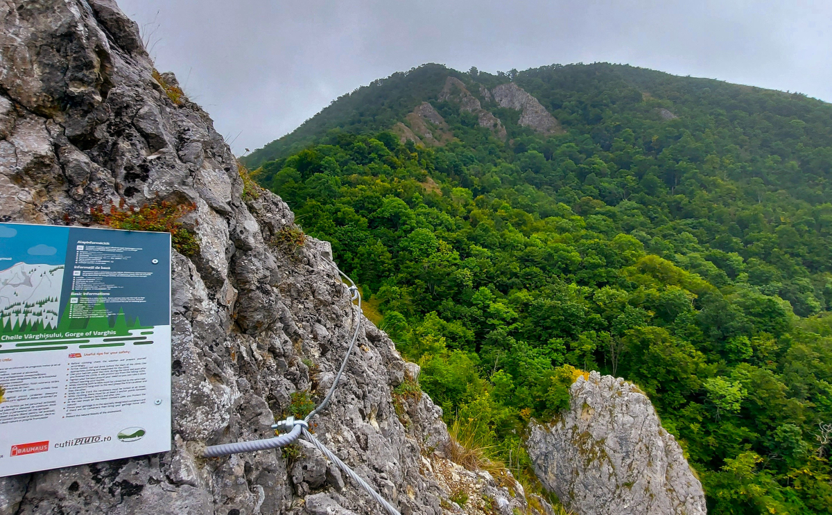 Varghis Gorge Via Ferrata Romania